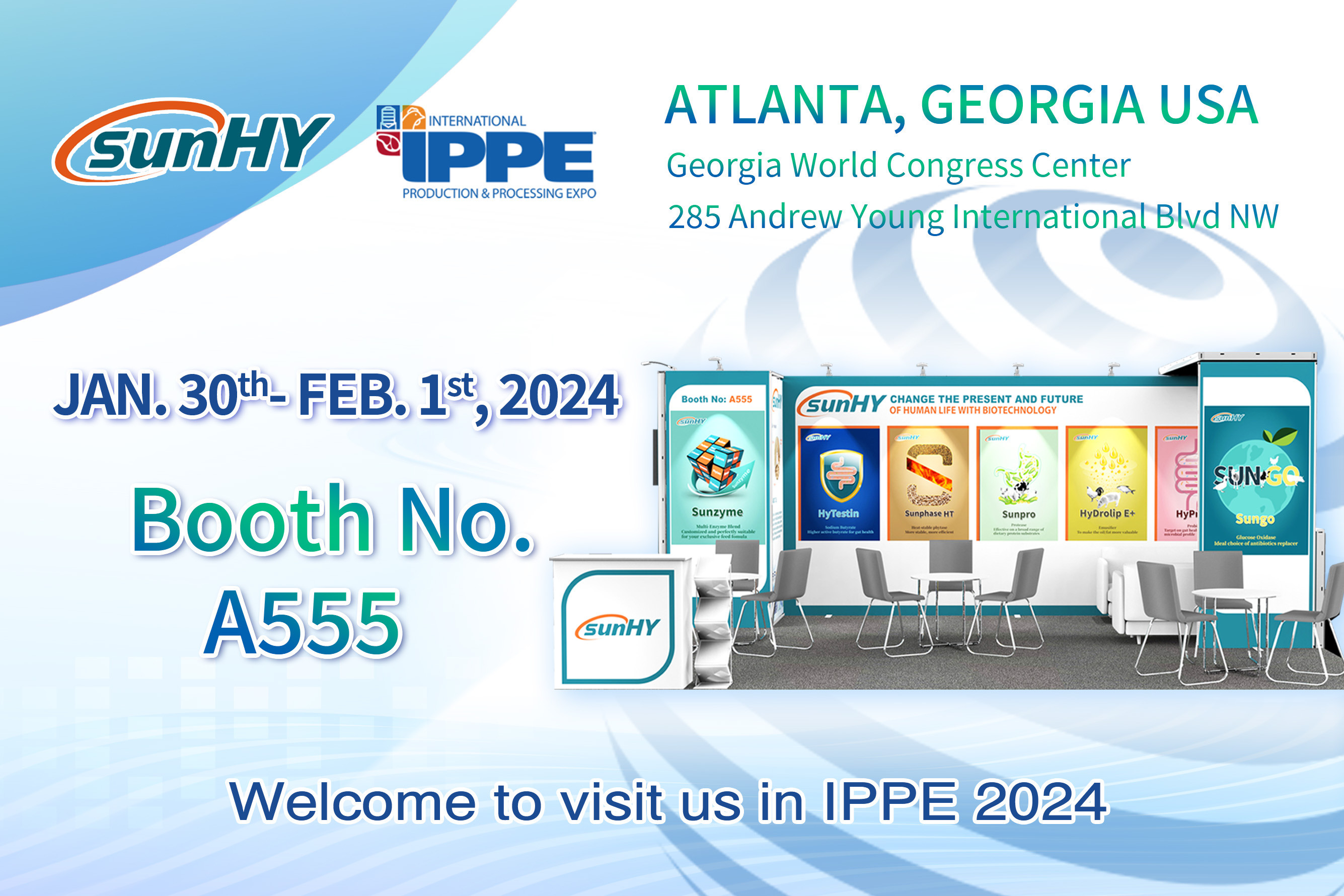 Latest company case about Come to visit Sunhy at IPPE 2024!